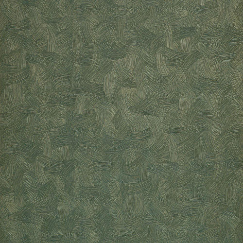 Casamance Berenice Wallpaper - 76662446 - Emeraude / Dore