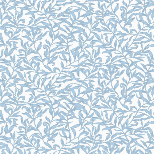 Galerie Vintage Leaf Wallpaper - 47642 - Blue