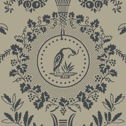 Purnon Wallpaper - BP6204 - Pigeon / Hague Blue