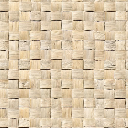 Galerie Rattan Weave Effect Wallpaper - 45740 - Beige / Cream