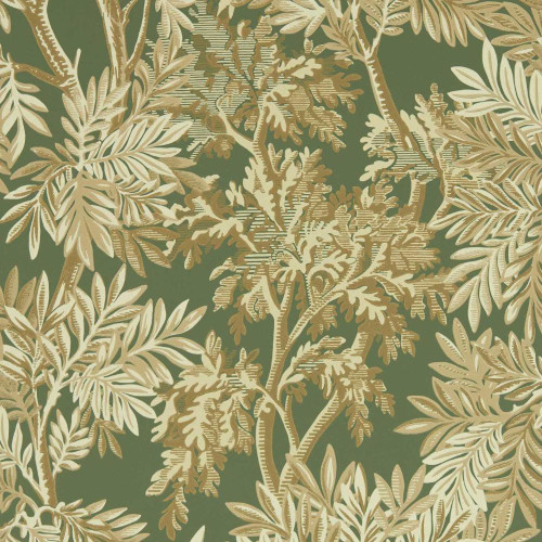 Sanderson Tapestry Trees Wallpaper - 217418 - Woodland Green