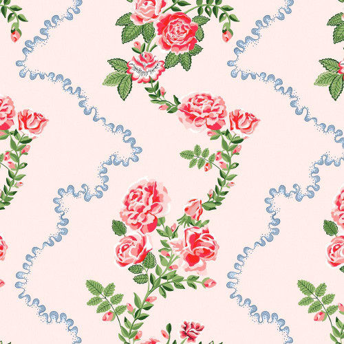 Cath Kidston Rose Flutter Wallpaper - 131422 - Pink