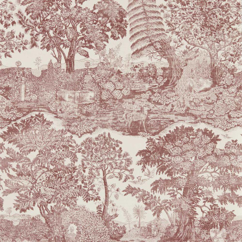 Sanderson Highgrove Toile Wallpaper - 217478 - Oak