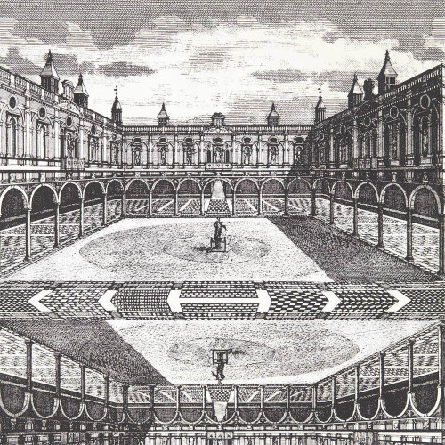 Zoffany Royal Exchange Wallpaper - 312972 - Snow / Architects White