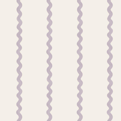 Holden Decor Do The Wiggle Stripe Wallpaper - 13981 - Lilac