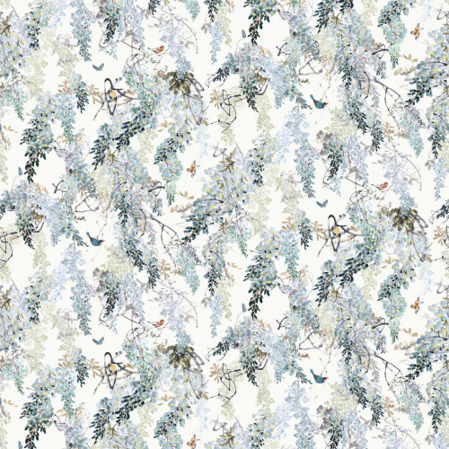 Wisteria Falls Wallpaper - 217468 - Aqua