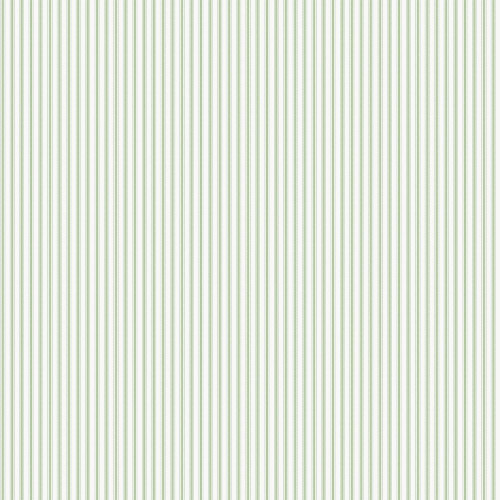 Galerie - Ticking Stripe Wallpaper - G67928 - Green
