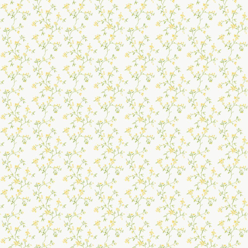 Galerie - Blossom Branch Wallpaper - G68702 - Yellow / Green