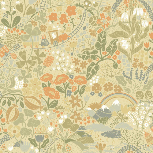 Galerie - Taget Wallpaper - 29030 - Yellow