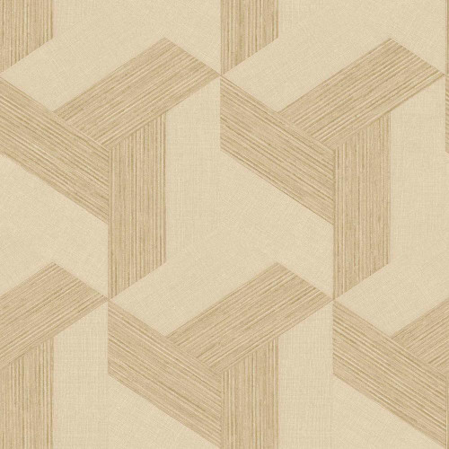 Galerie - Geometric Wallpaper - 27502 - Deep Beige