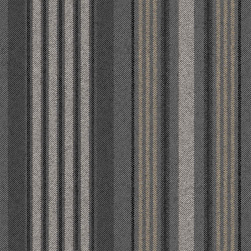 Graham & Brown - Loom Stripe Wallpaper - 143384 - Charcoal