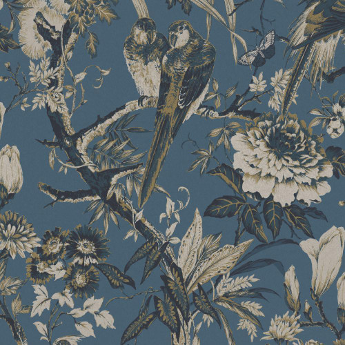 Graham & Brown Perrow Blue Wallpaper Roll