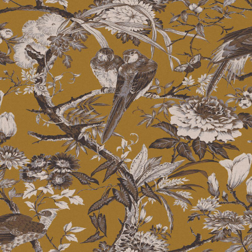 Graham & Brown Perrow Yellow Wallpaper Roll