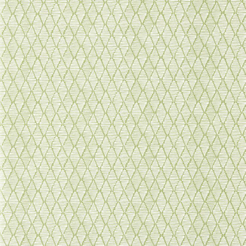 Scion Triangle Trellis Wallpaper 113402 Kelly Green with fine geometric triangular trellis pattern.