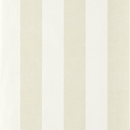 Scion Central Stripe Wallpaper 113419 Pebble featuring wide vertical beige and neutral stripes.