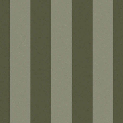 Made Demi Wallpaper 145223 Moss Wide Stripe with bold vertical green stripes.