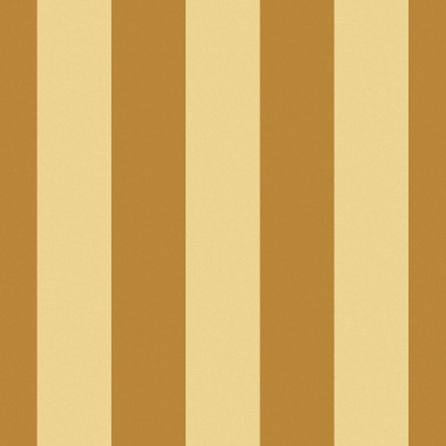 Made Demi Wallpaper 145225 Ochre Wide Stripe with bold vertical yellow and ochre stripes.