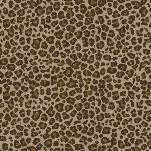 Grandeco Leopard Wallpaper A86302 Chocolate animal print leopard spot pattern.