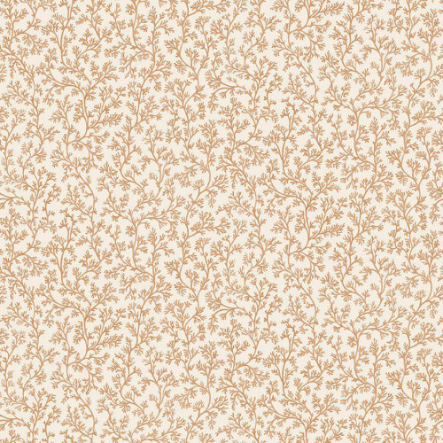 Holden Decor Coral Wallpaper 14301 Coral showing delicate trailing botanical pattern with fine stems and leaves in warm coral tones