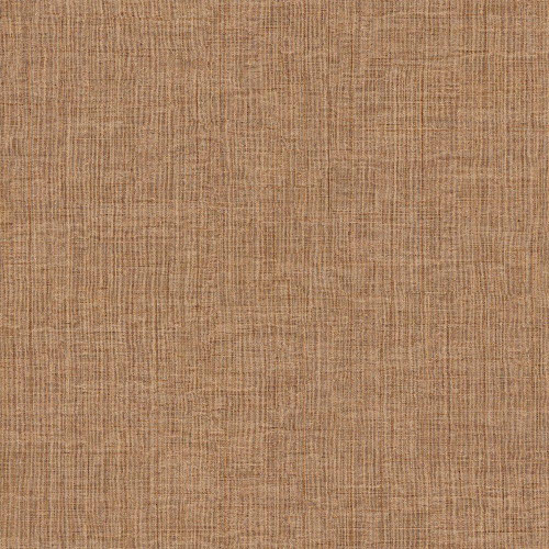 Casamance Tisaro Wallpaper Tabac warm brown plain textured fabric effect design