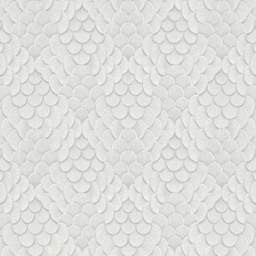Galerie - Fashion Icon 3D Optics Wallpaper - White / Grey - 35809