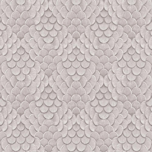 Galerie Fashion Icon 3D Optics Wallpaper red brown scalloped pattern textured design