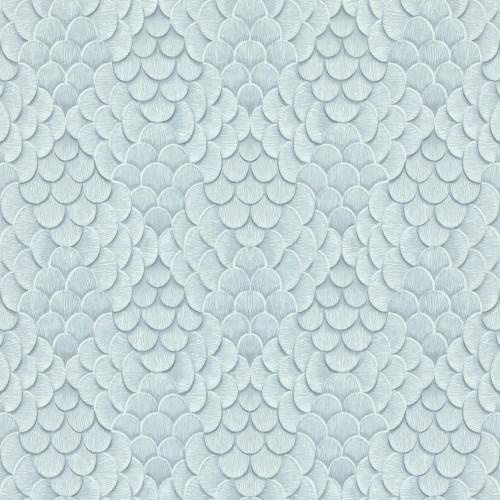 Galerie Fashion Icon 3D Optics Wallpaper green scalloped pattern textured design