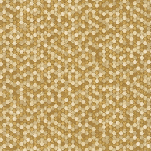 Galerie - Fashion Icon Tile Optics Wallpaper - Metallic Gold - 35815