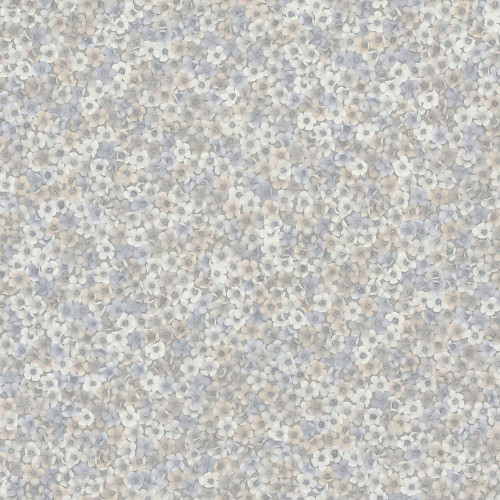 Galerie Fashion Icon Floral Wallpaper grey blue beige ditsy floral pattern small flowers design