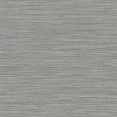 blue and beige textured wallpaper with fine horizontal stripe pattern in soft neutral tones