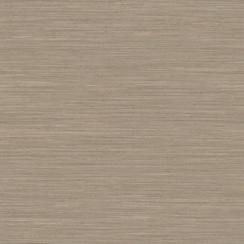 brown and beige textured wallpaper with fine horizontal stripe pattern in warm neutral tones