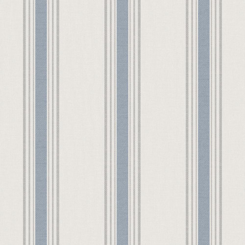 Galerie - Lane Stripe Wallpaper - Dark Blue - 9810-1
