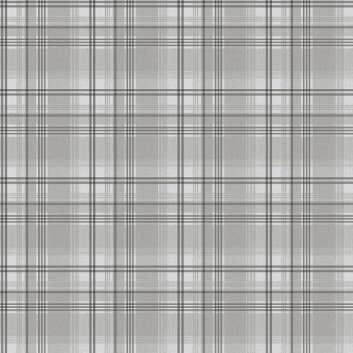 grey and black tartan check wallpaper with layered plaid pattern in monochrome tones