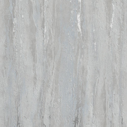 Galerie - Plaster Look Brushed Effect Wallpaper - Shimmer Grey - 35160
