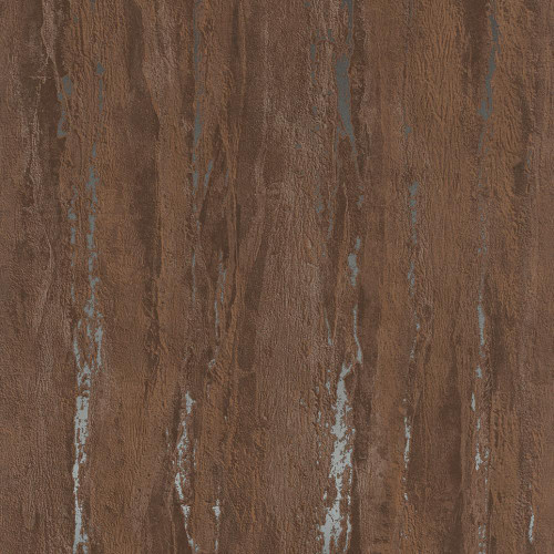 brown textured wallpaper with abstract concrete effect and subtle metallic accents