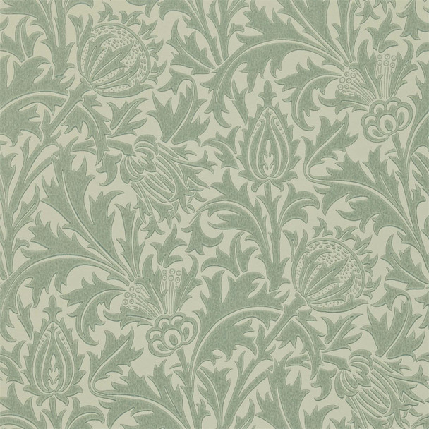 Thistle Glen Multi 14m Wide Width Wallpaper  Winter  Voyage Maison