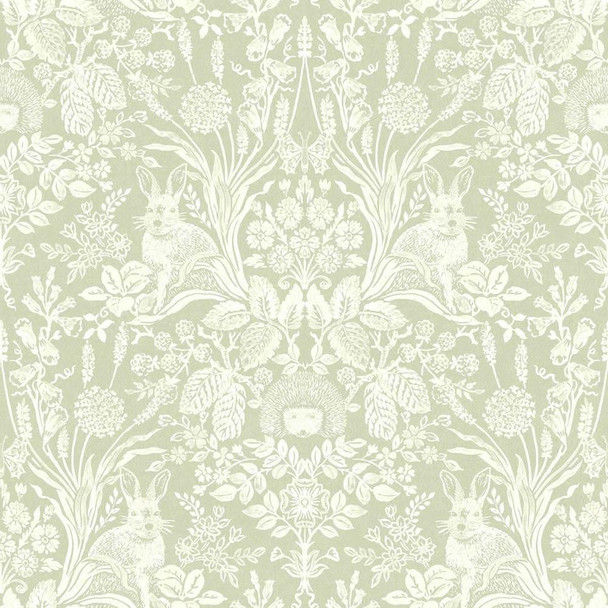 Green Damask Wallpaper  custom wallpapers by Wallvy Worldwide shipping