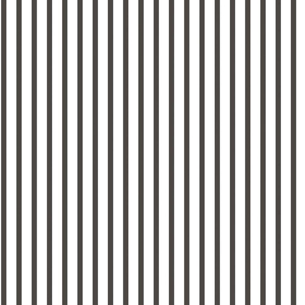 Galerie Smart Stripes 2 Pin Stripe Wallpaper - G67533 - Black / Cream
