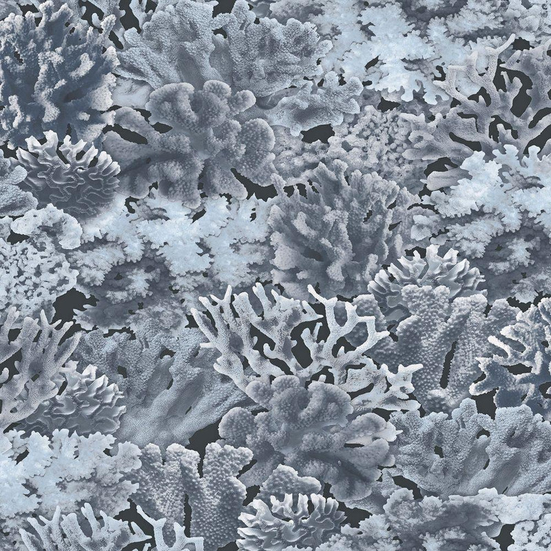 Galerie Homestyle Ocean Coral Wallpaper - FH37504 - Deep Blue