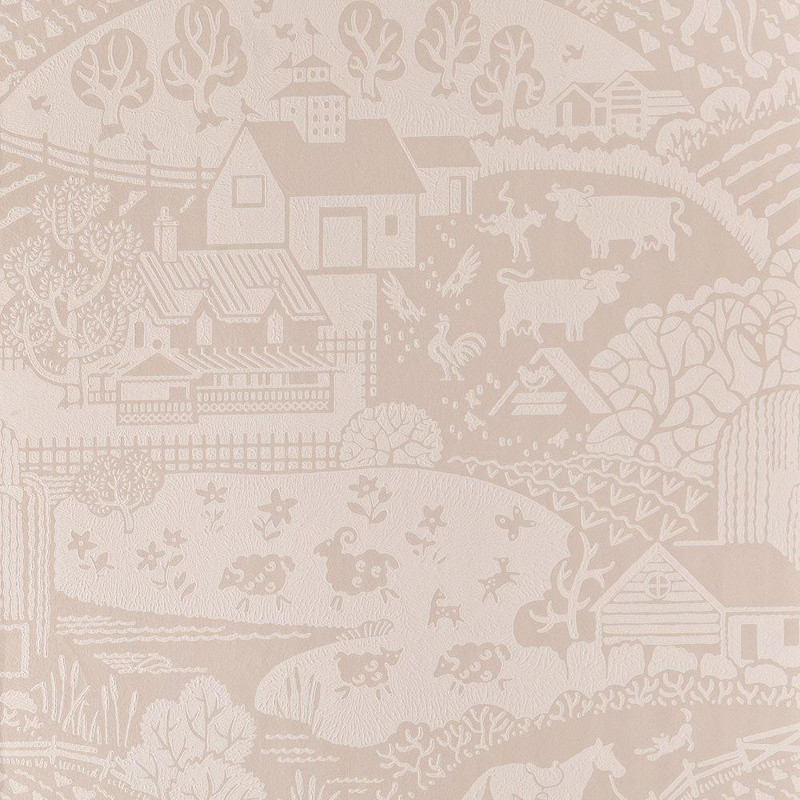 Gable Wallpaper - BP5406 - Pink