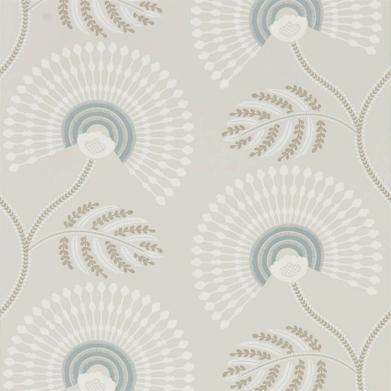 Harlequin Louella Wallpaper 111910 Seaglass / Pearl