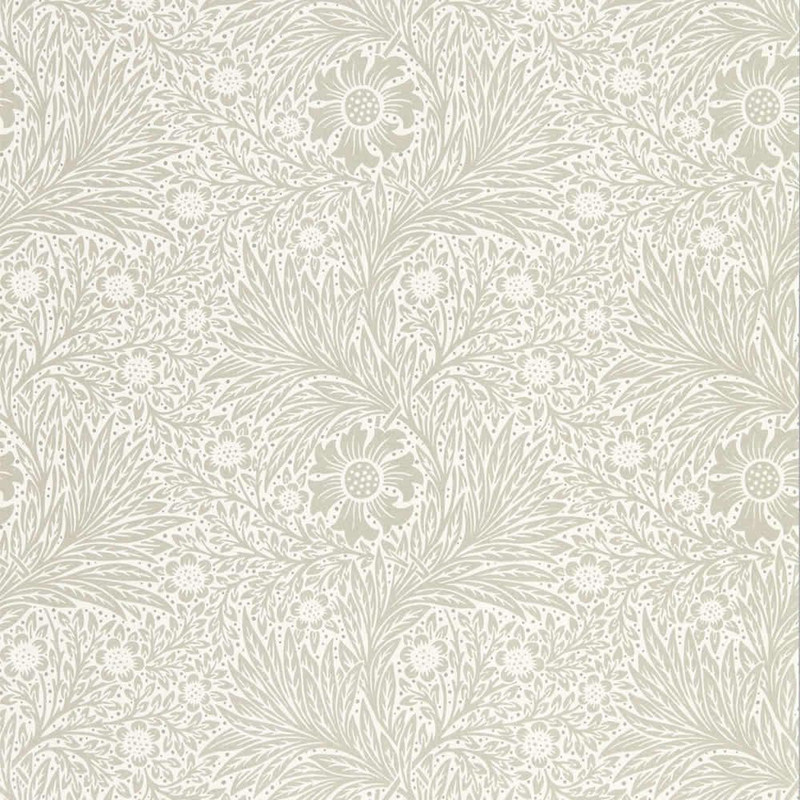 Morris & Co Pure Marigold Wallpaper 216537 Soft Gilver