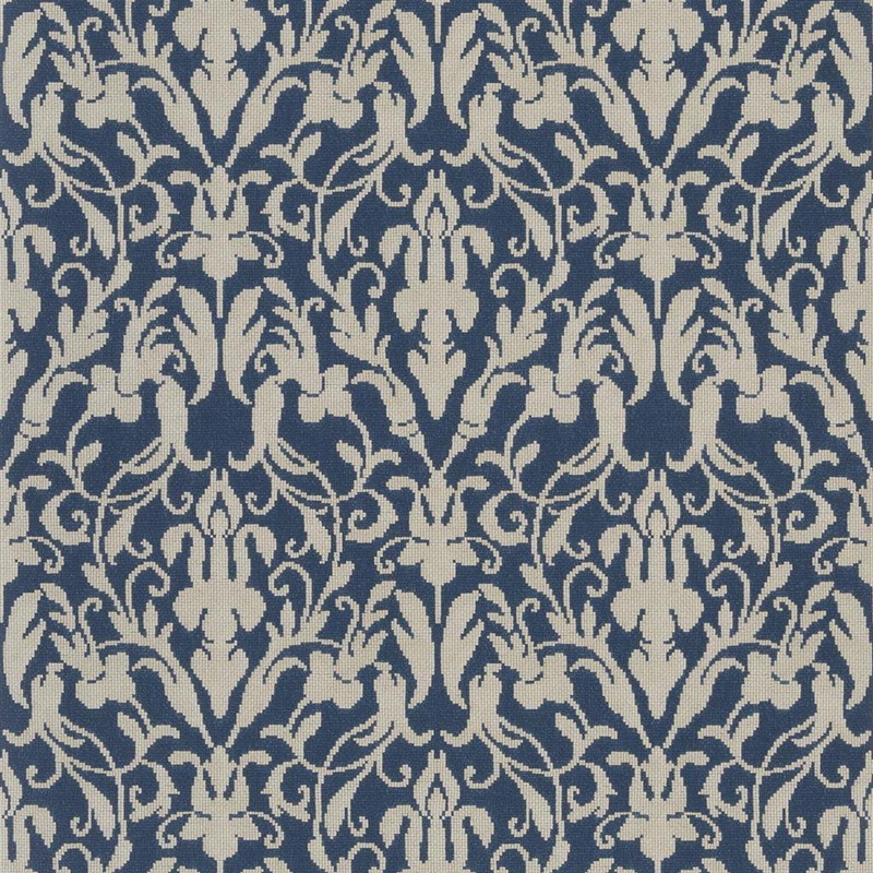 Ralph Lauren Speakeasy Damask Wallpaper PRL5003/01 Indigo