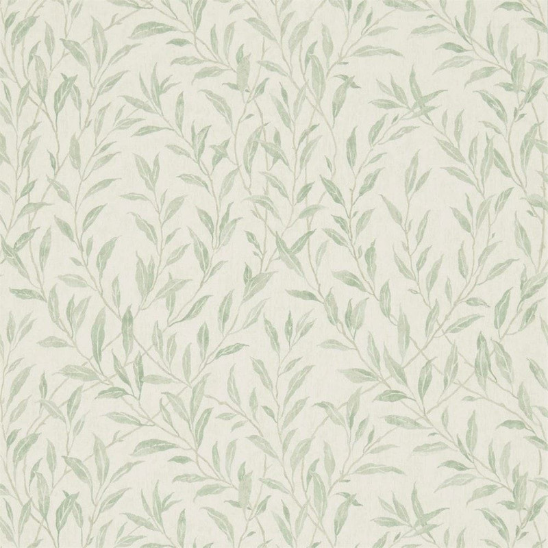 Sanderson Osier Wallpaper - 216409 - Willow / Cream