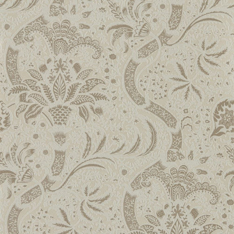 Morris & Co Indian Beaded Wallpaper 216443 Stone / Linen