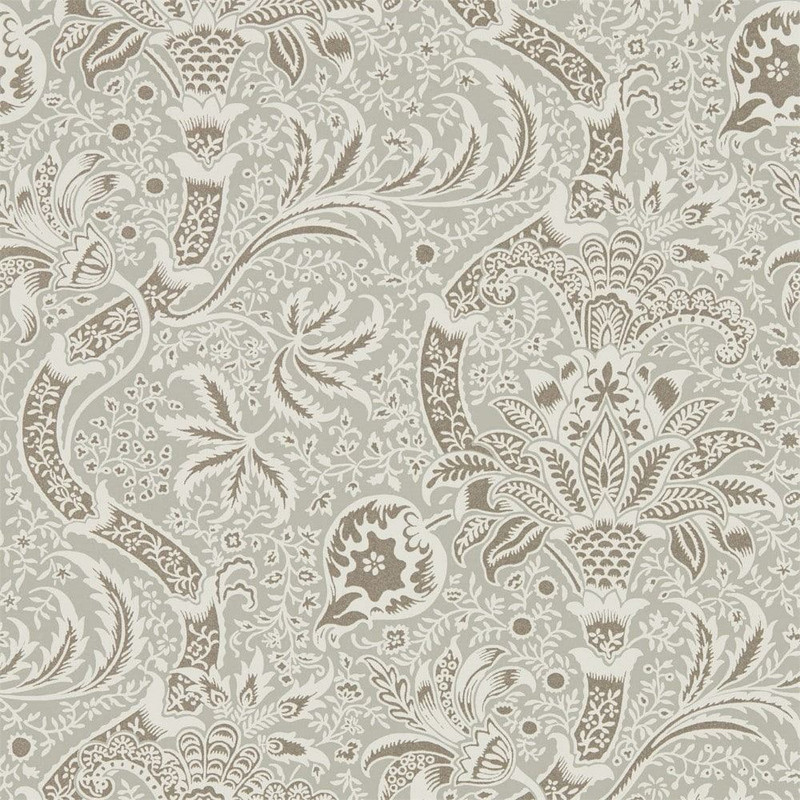 Morris & Co  Indian Wallpaper 216444 Grey / Pewter