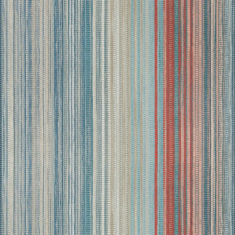 Harlequin Spectro Stripe Wallpaper 111961 Teal / Sedona / Rust