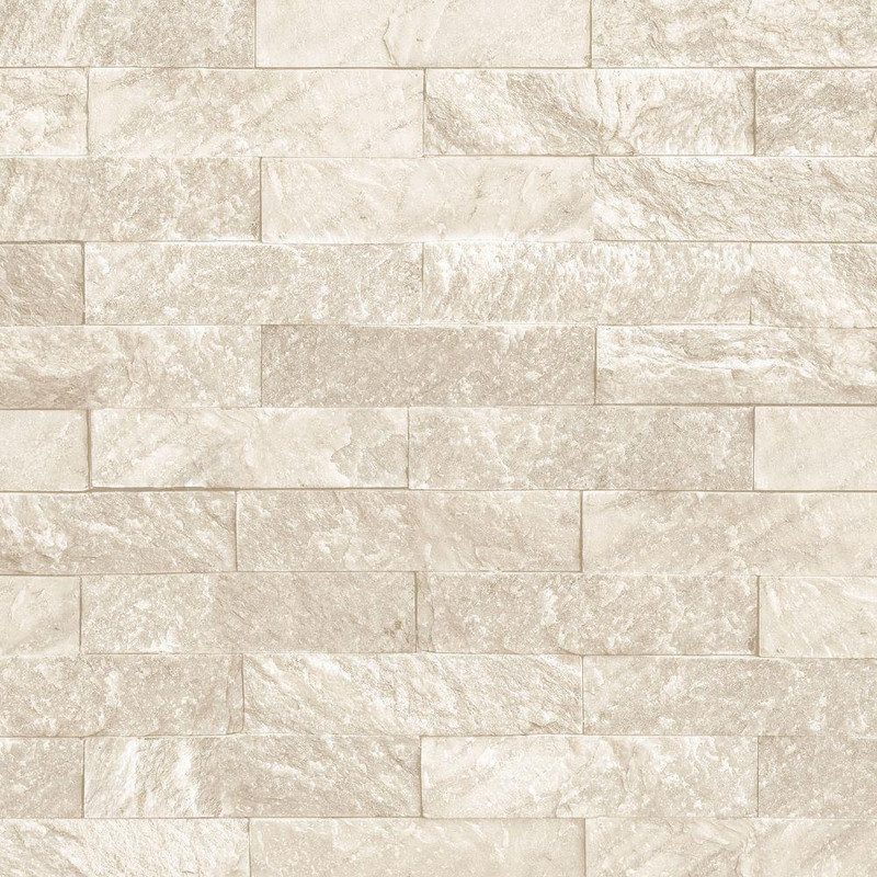Galerie Kitchen Style 3 Slate Brick Wallpaper - CK36624 - Beige