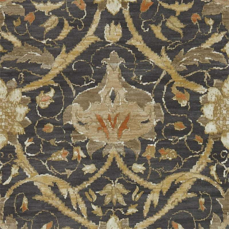 Morris & Co Montreal Wallpaper 216431 Charcoal / Bronze