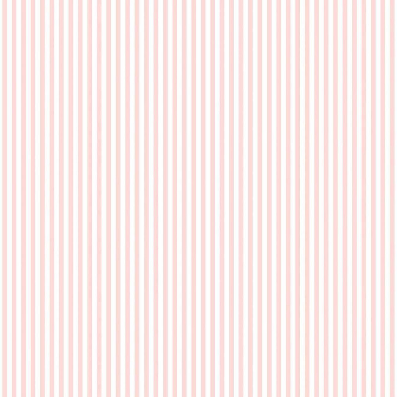 Galerie Miniatures 2 Tiny Stripe Wallpaper - G67912 - Pink / White